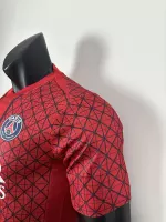 25-26 Paris Saint-Germain Red Training Soccer Jersey Player Version - view 4