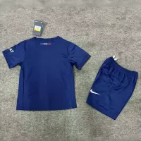 24-25 Paris Saint-Germain Home Soccer Kids Kit Jersey+Shorts - view 3