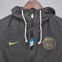 2021/2022 Psg Paris Saint-Germain Windbreaker Black - view 5
