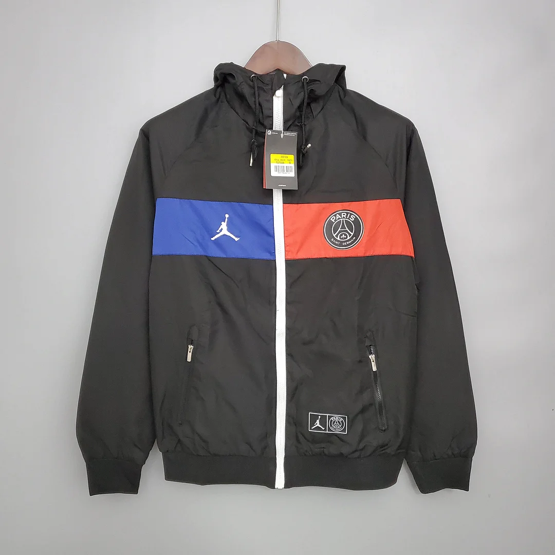 2021 Windbreaker Psg Paris Saint-Germain Black - view 7