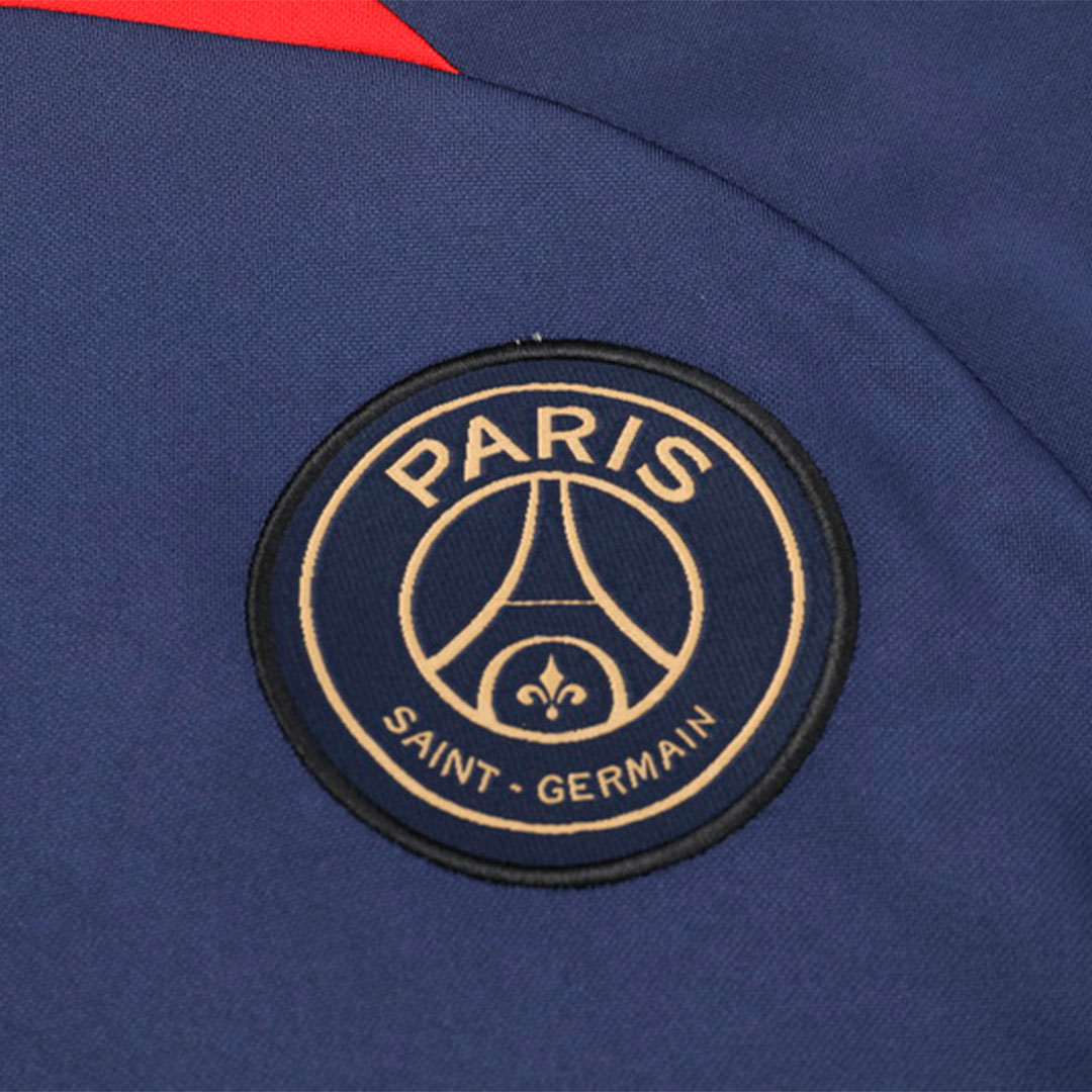 Kids PSG Zipper Sweatshirt Kit(Top+Pants) Navy 2023/24 - view 3