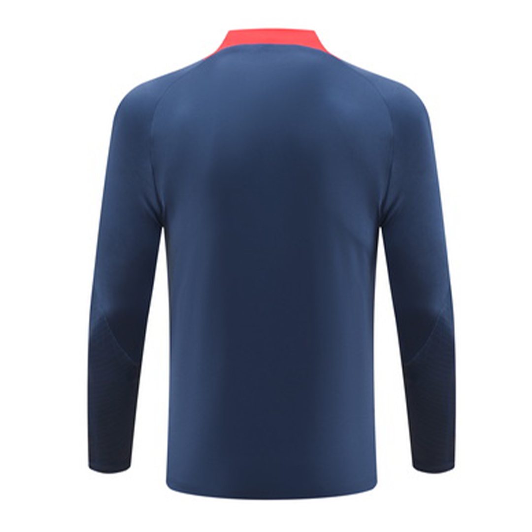 Kids PSG Zipper Sweatshirt Kit(Top+Pants) Navy 2023/24 - view 7