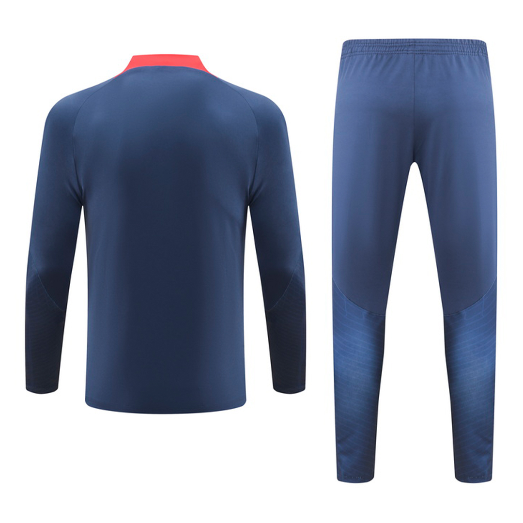 Kids PSG Zipper Sweatshirt Kit(Top+Pants) Navy 2023/24 - view 8