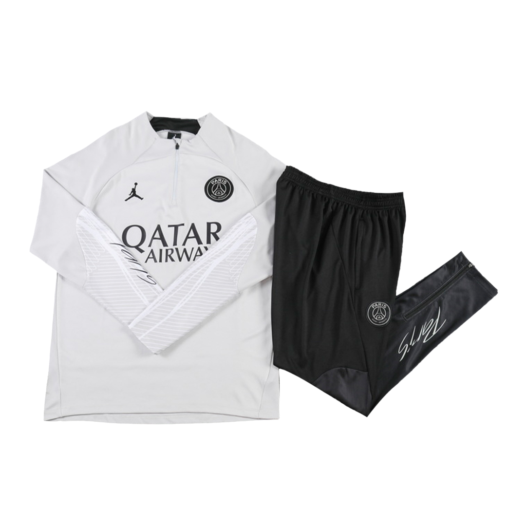 Kids PSG Zipper Sweatshirt Kit(Top+Pants) 2023/24 - view 16