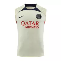 PSG Sleeveless Training Kit (Top+Shorts) White 2023/24 - view 6
