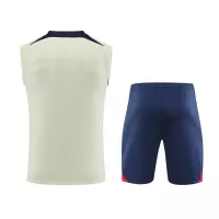PSG Sleeveless Training Kit (Top+Shorts) White 2023/24 - view 11