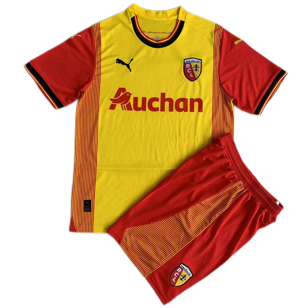 23-24  RC Lens Home Kids Kit Jersey+Shorts - view 5
