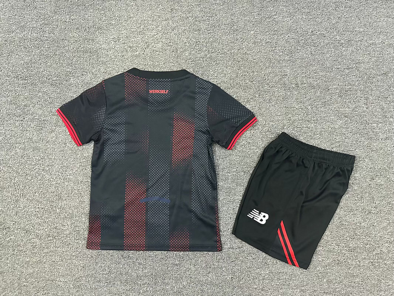 25-26 Bayer 04 Leverkusen Home Soccer Kids Kit Jersey+Shorts - view 3