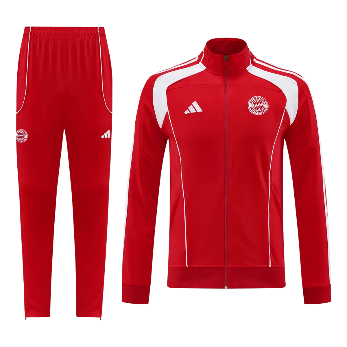 25-26 Bayern Munich Anthem Jacket Kit Red - view 10