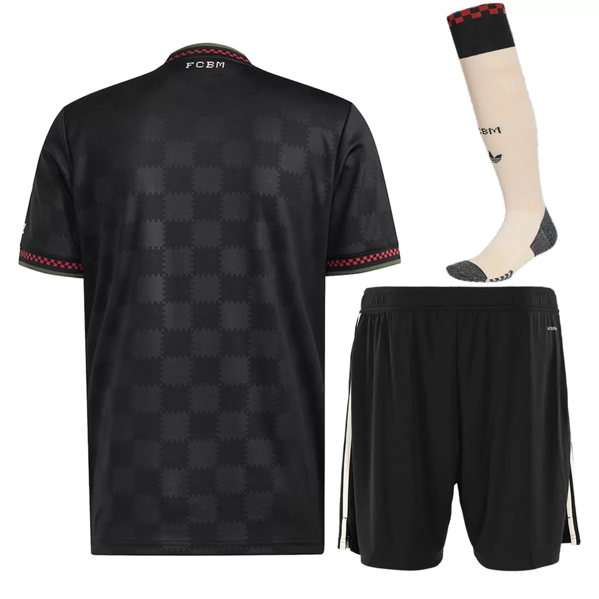 25-26 Bayern Munich Third Away Football Full Kit Jersey+Shorts+Socks - view 3