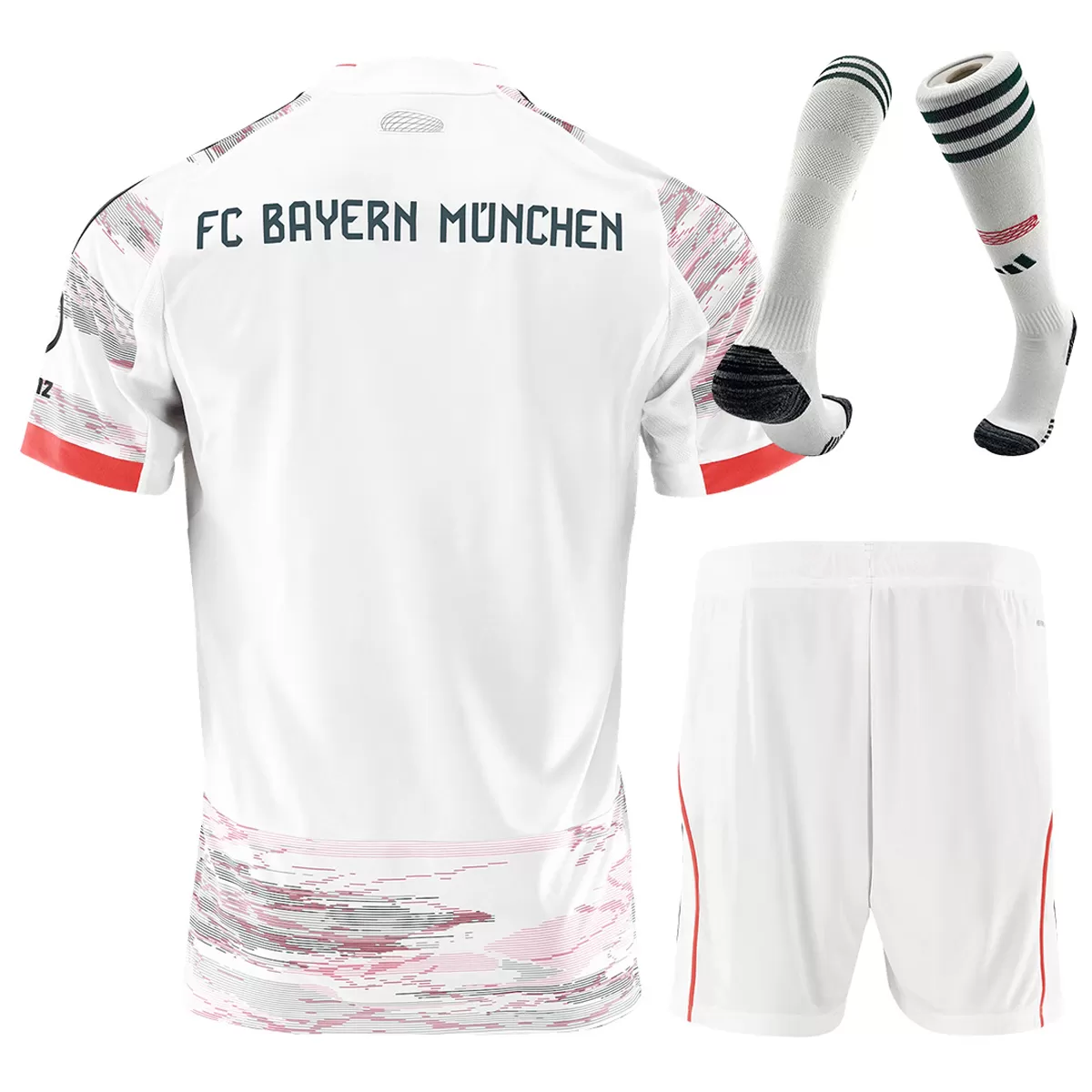 25-26 Bayern Munich Away Football Full Kit Jersey+Shorts+Socks - view 3
