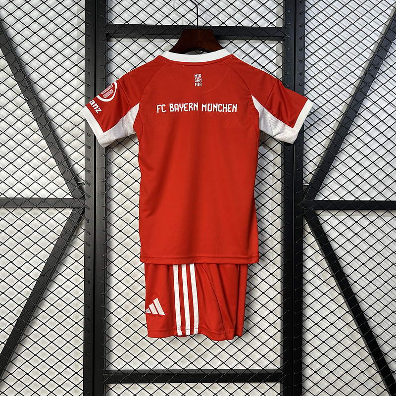 25-26 Bayern Munich Home Soccer Kids Kit Jersey+Shorts - view 3