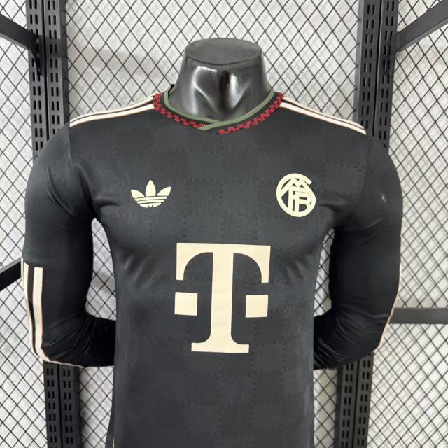 25-26 Bayern Munich Third Away Jersey Player Version Long Sleeve - view 5