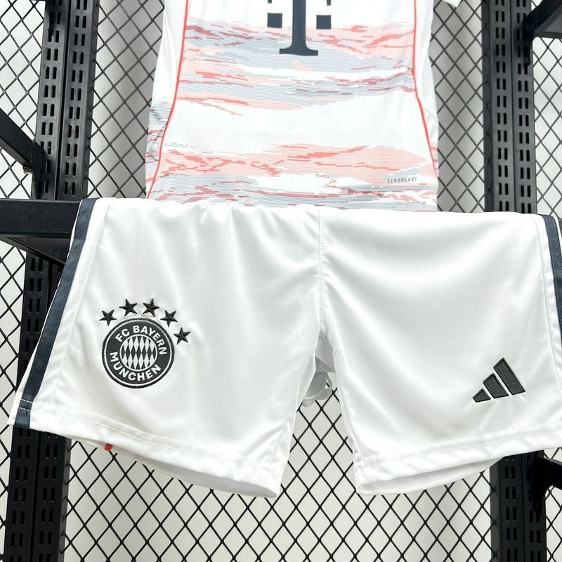 25-26 Bayern Munich Away Soccer Kids Kit Jersey+Shorts - view 4