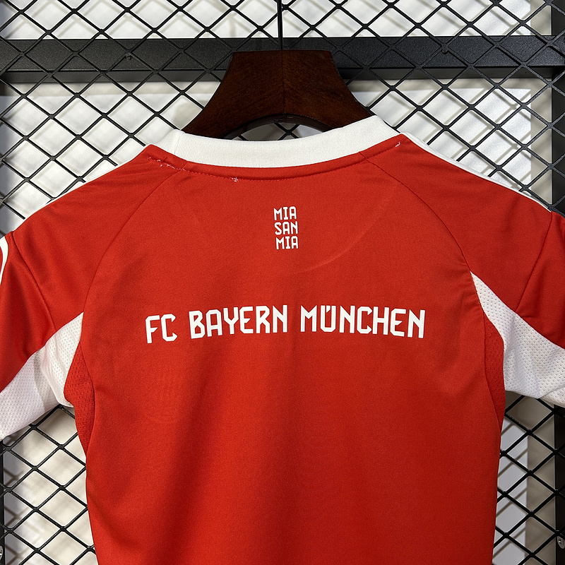 25-26 Bayern Munich Home Football Kids Kit Jersey+Shorts - view 7