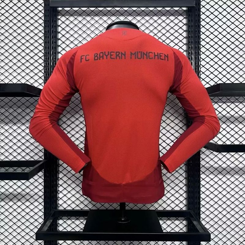 24-25 Bayern Munich Home Player Version Long Sleeve - view 4