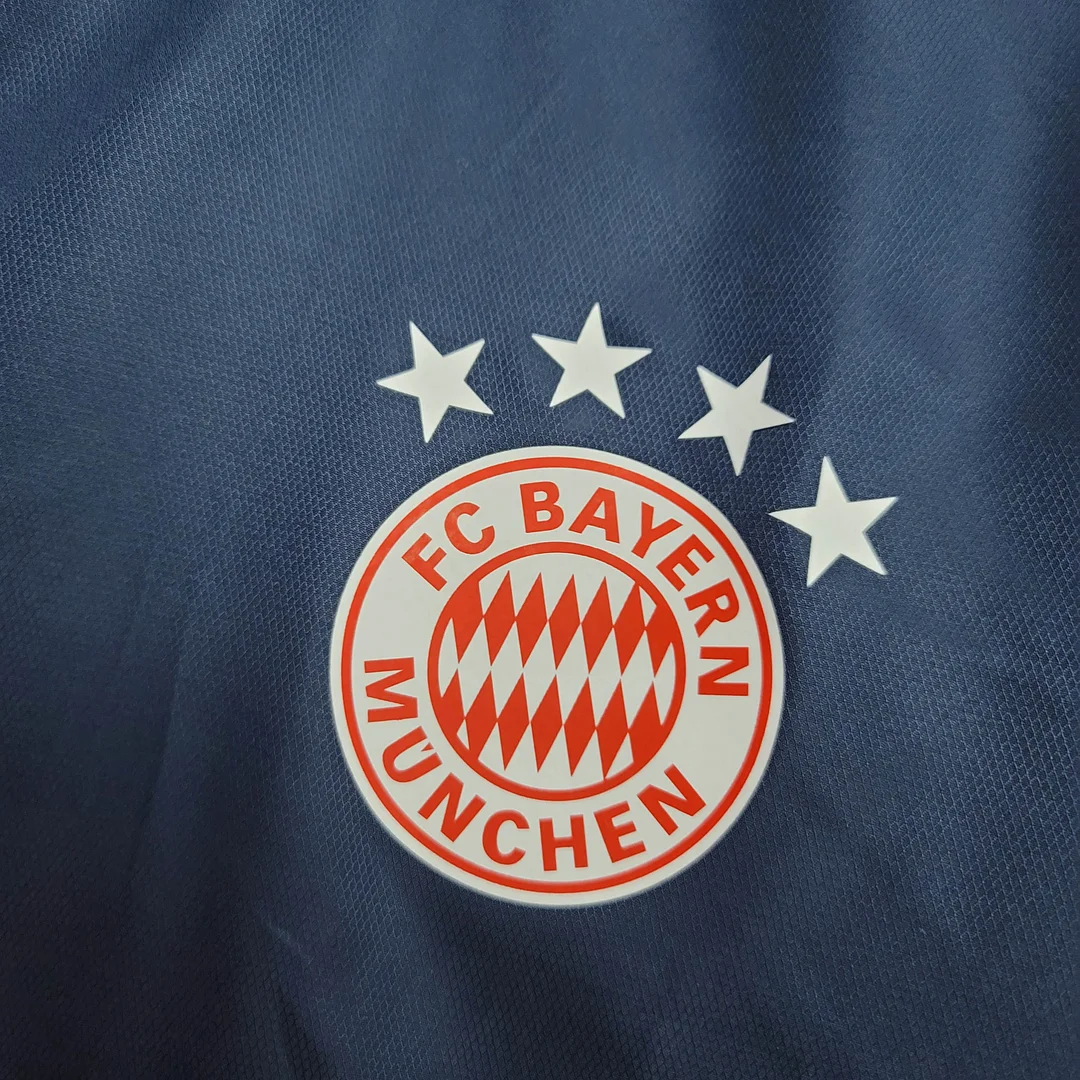 2021 Windbreaker Football Jersey Bayern Munich Royal Blue 1:1 Thai Quality - view 3