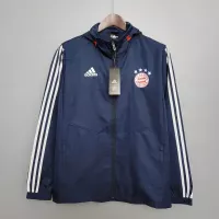 2021 Windbreaker Football Jersey Bayern Munich Royal Blue 1:1 Thai Quality - view 1