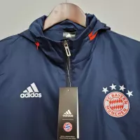 2021 Windbreaker Football Jersey Bayern Munich Royal Blue 1:1 Thai Quality - view 7
