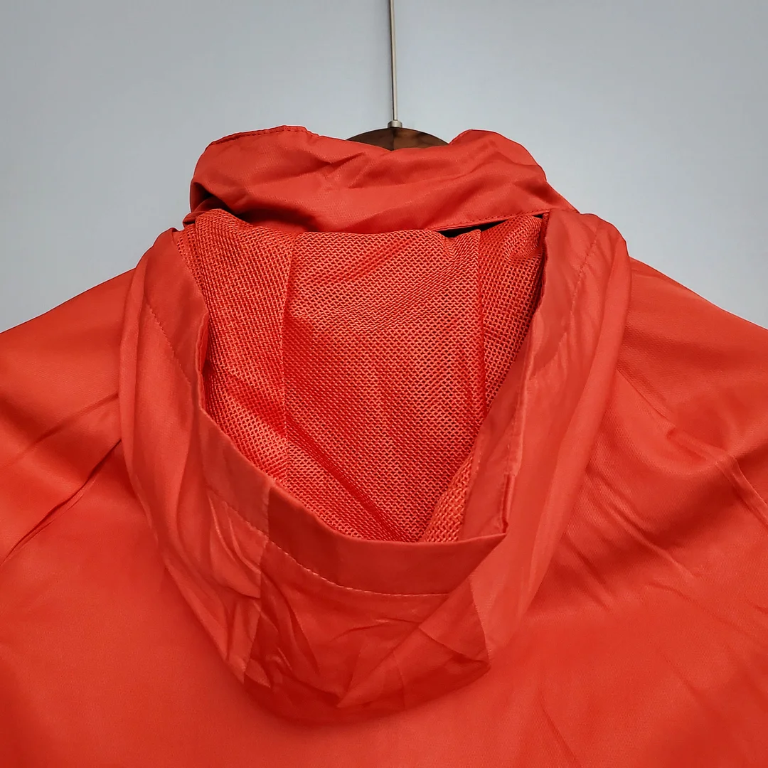 2021 Windbreaker Football Jersey Bayern Munich Red 1:1 Thai Quality - view 9