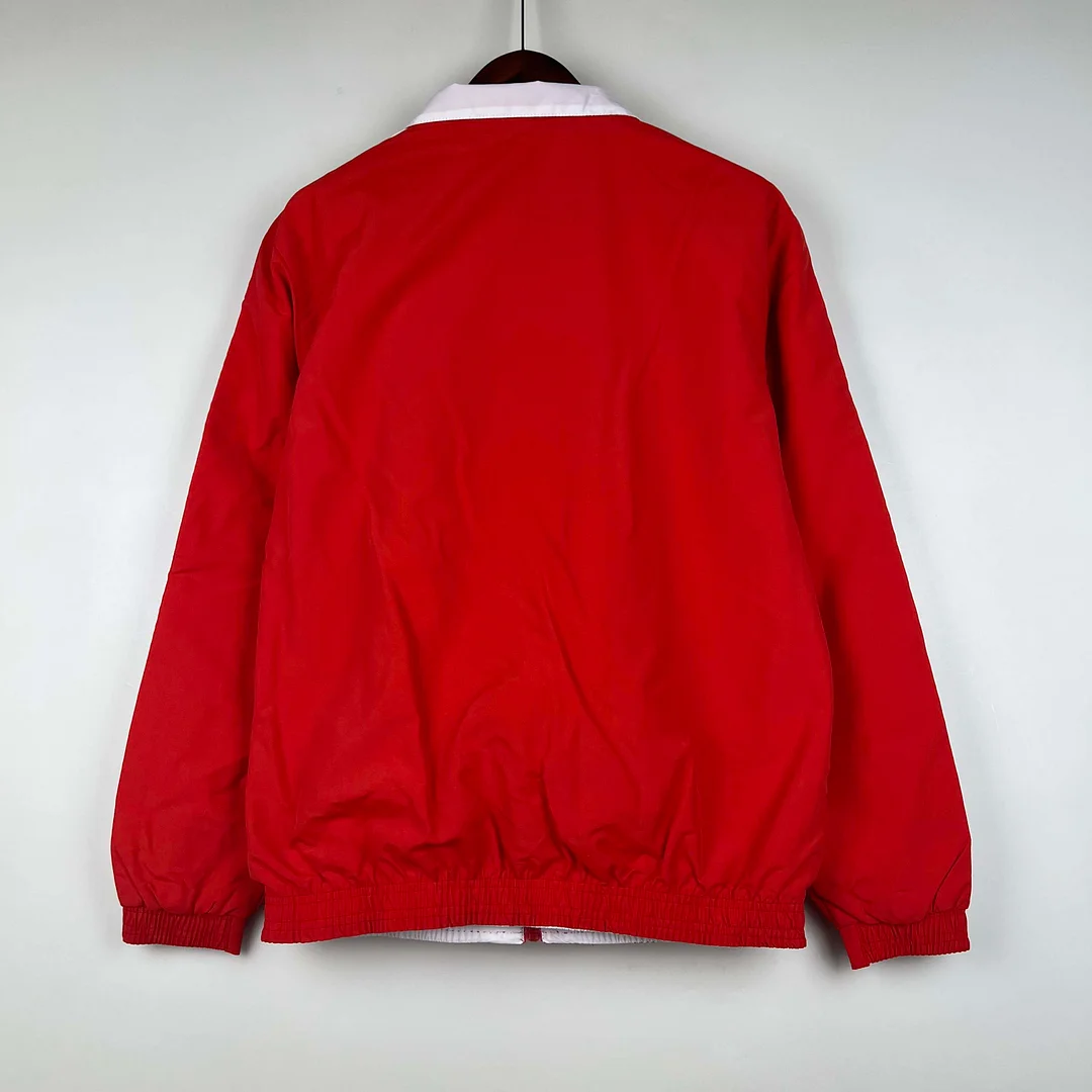 2023-2024 Bayern Munich Reversible Windbreaker （Red-white）Soccer Jersey 1:1 Thai Quality - view 7
