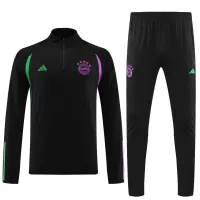 Bayern Munich Zipper Sweatshirt Kit(Top+Pants) Black 2023/24 - view 1