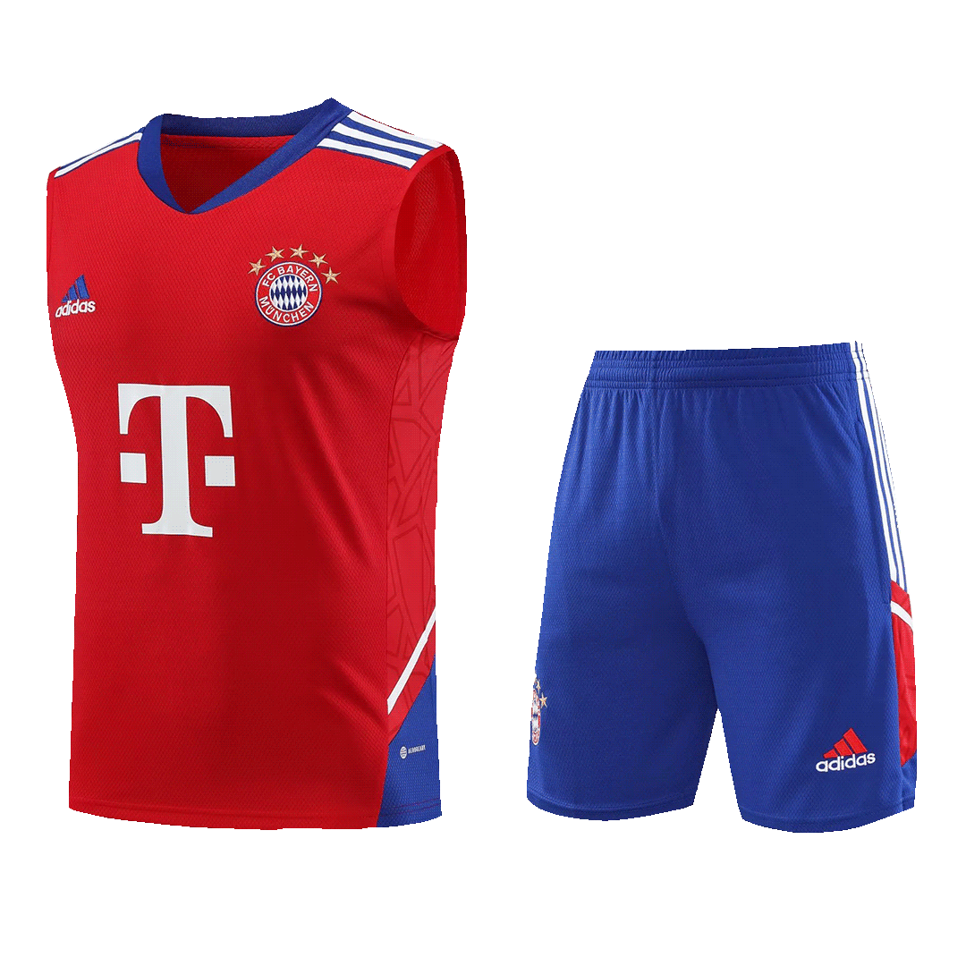 Bayern Munich Sleeveless Training Kit Red 2023/24 - view 7