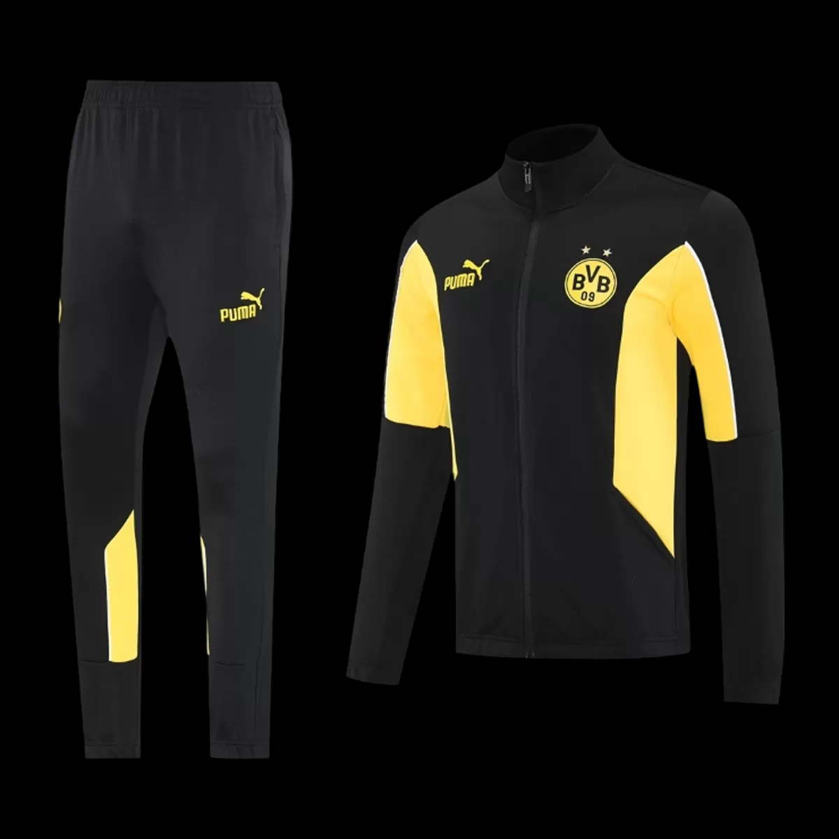 25-26 Borussia Dortmund Training Tracksuit Kit(Jacket+Pants) Yellow - view 16