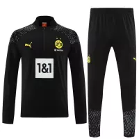 Borussia Dortmund Zipper Sweatshirt Kit(Top+Pants) Black 2023/24 - view 1