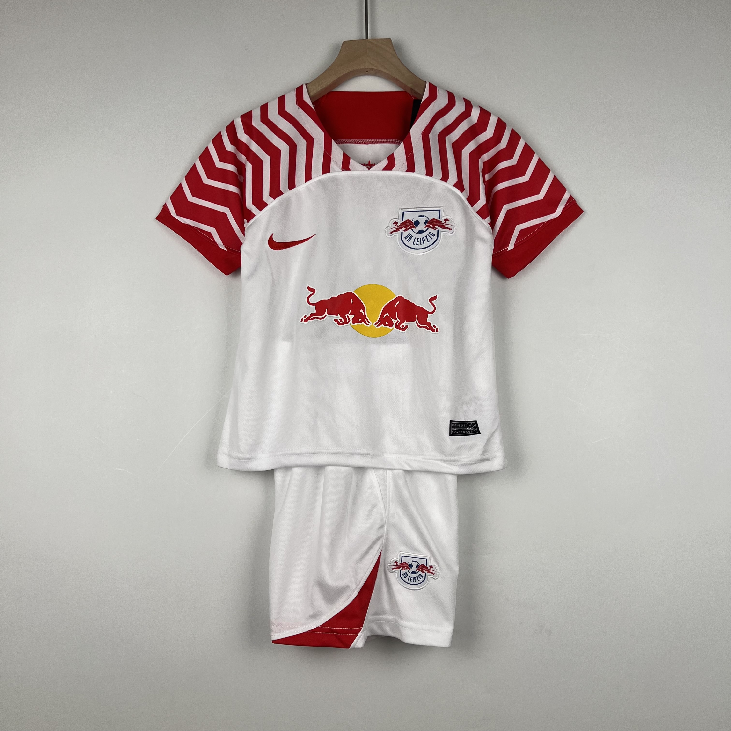23-24 RB Leipzig Home Kids Kit Jersey+Shorts