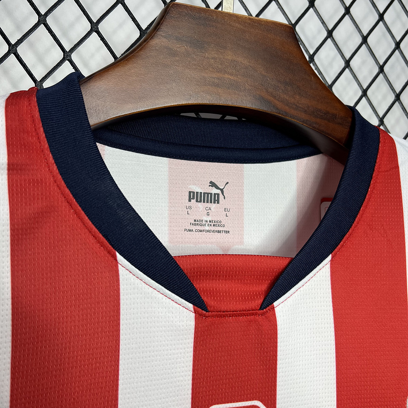 24-25 Chivas  Home Soccer Jersey - view 4