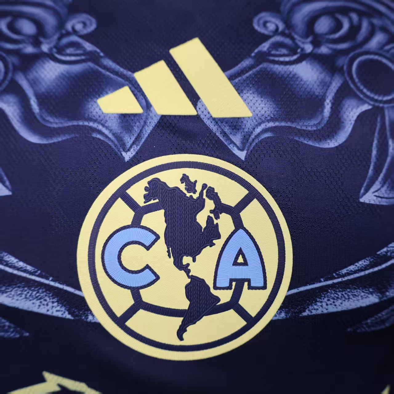 25-26 Club America Away Soccer Jersey Player Version Long Sleeve - view 4