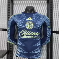 25-26 Club America Away Soccer Jersey Player Version Long Sleeve - view 1