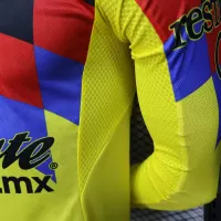 25-26 Club America  Home Soccer Jersey Player Version Long Sleeve - view 9
