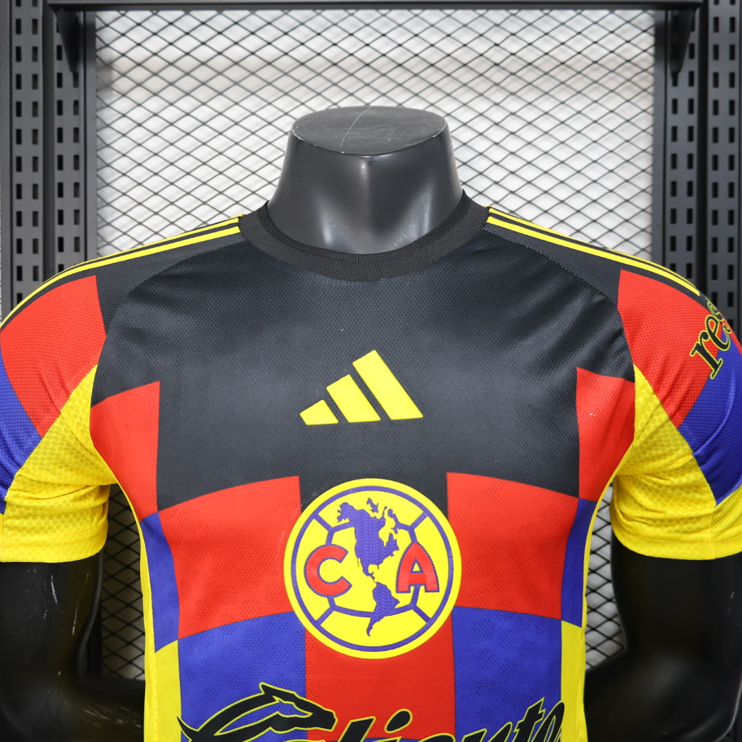 25-26 Club America  Home Soccer Jersey Player Version - view 5