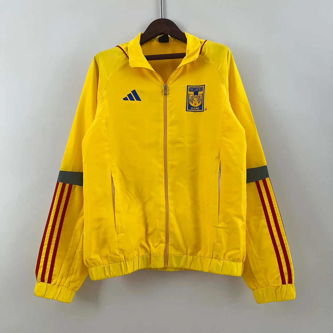 2023/2024 Tigres Jersey Windbreaker yellow Soccer Jersey 1:1 Thai Quality - view 5