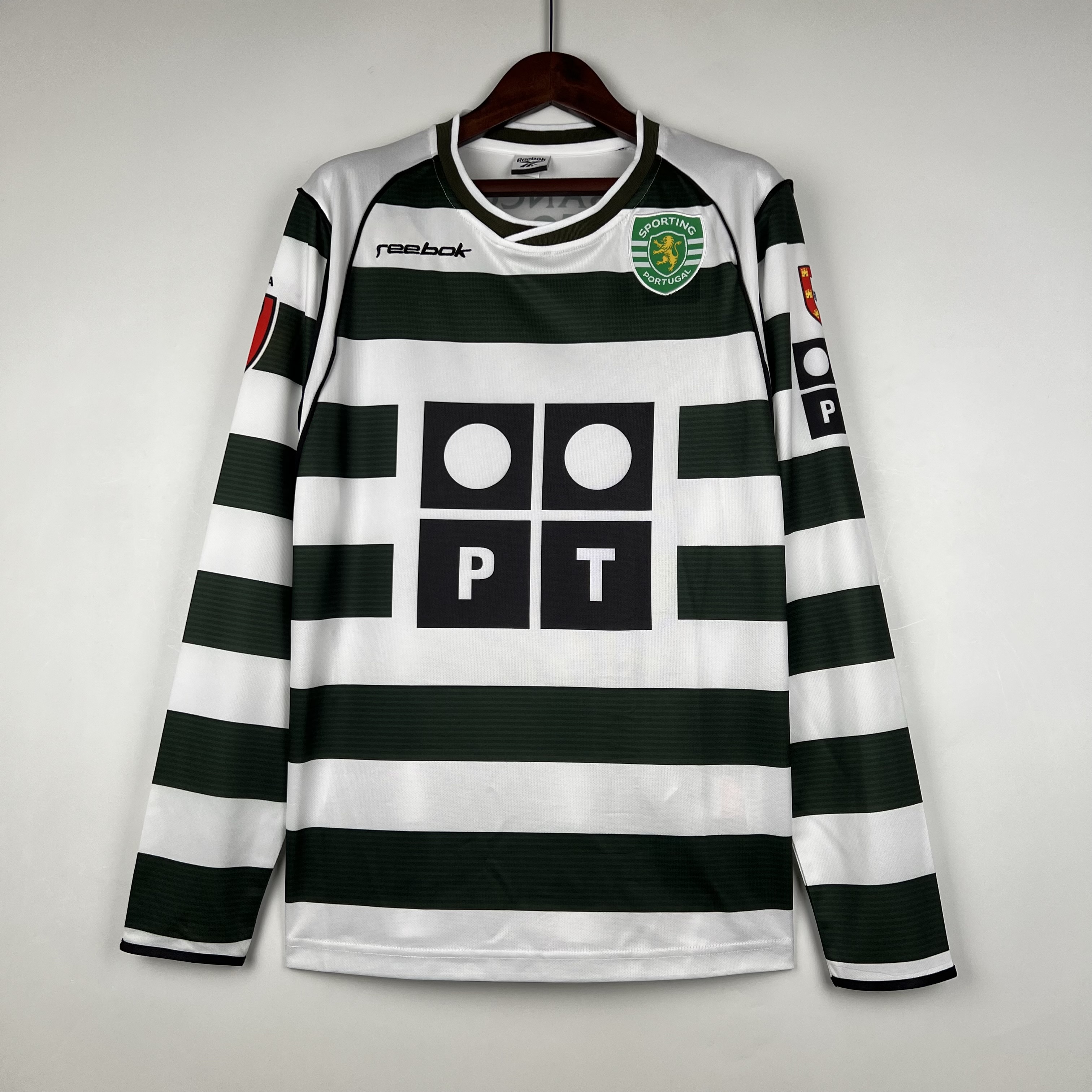 2001/03 Sporting CP  Home Retro Jersey Long Sleeve