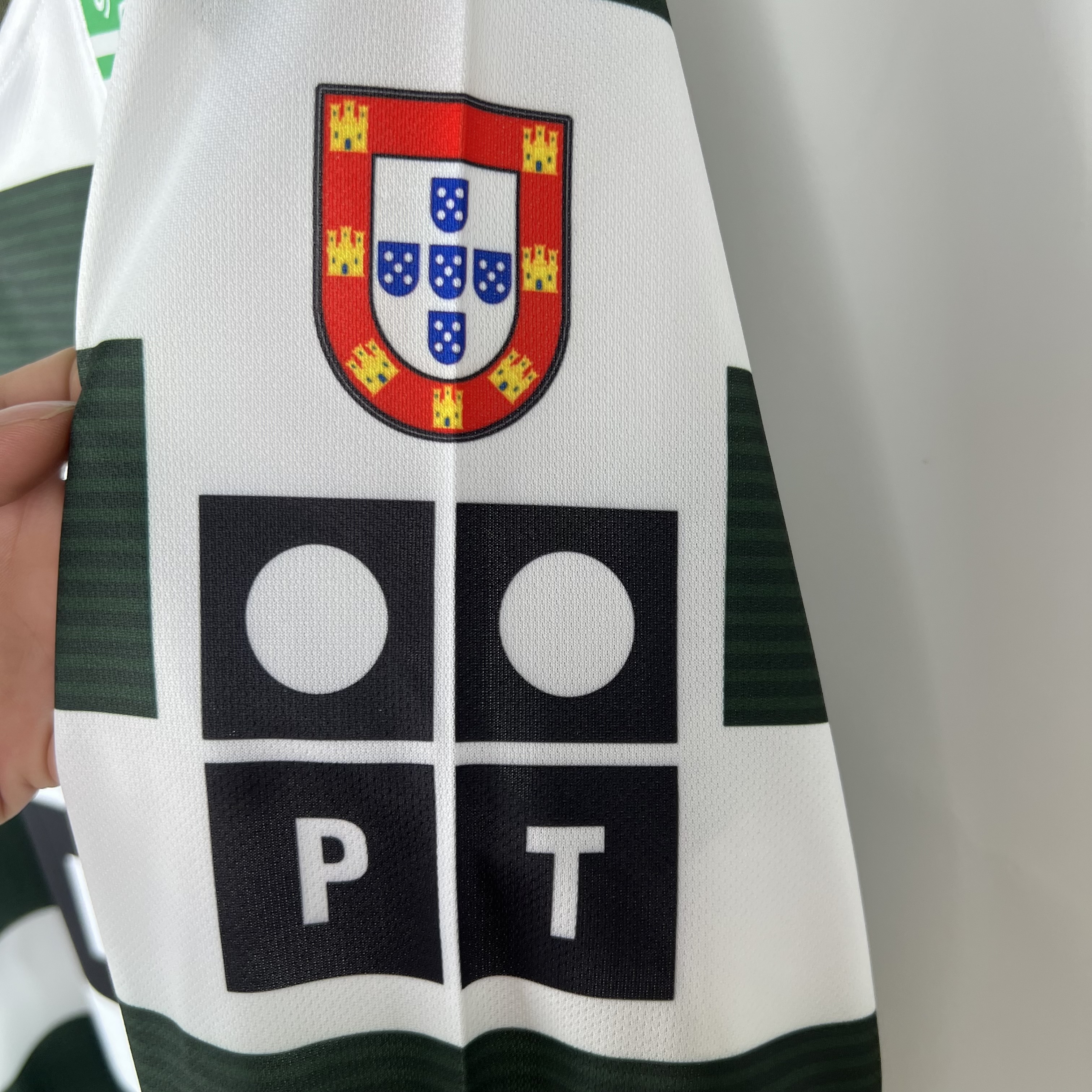 2001/03 Sporting CP  Home Retro Jersey Long Sleeve - view 8