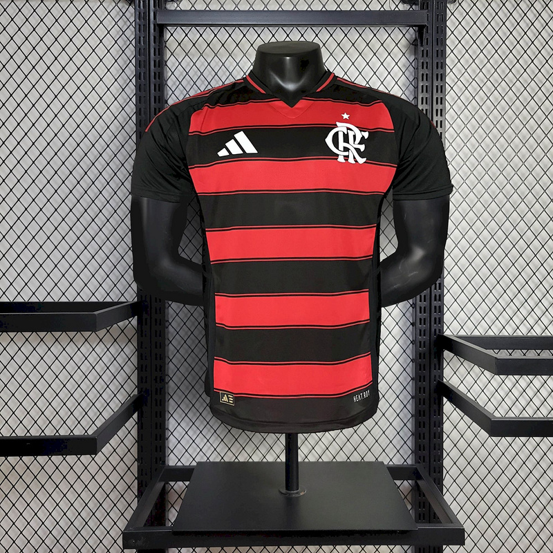 25-26 CR Flamengo Home Soccer Jersey Player Version - view 3