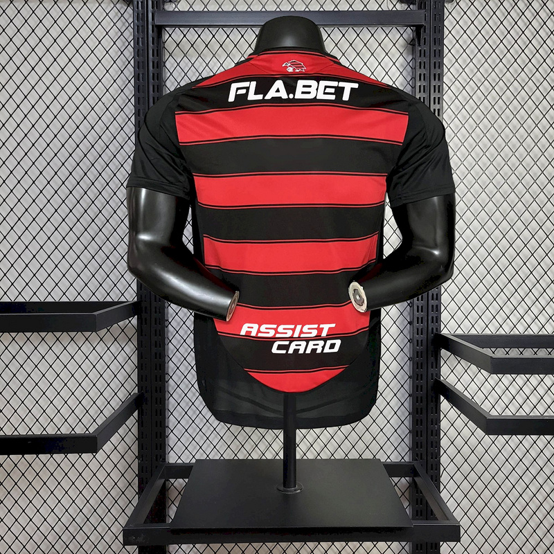25-26 CR Flamengo Home Soccer Jersey Player Version - view 4