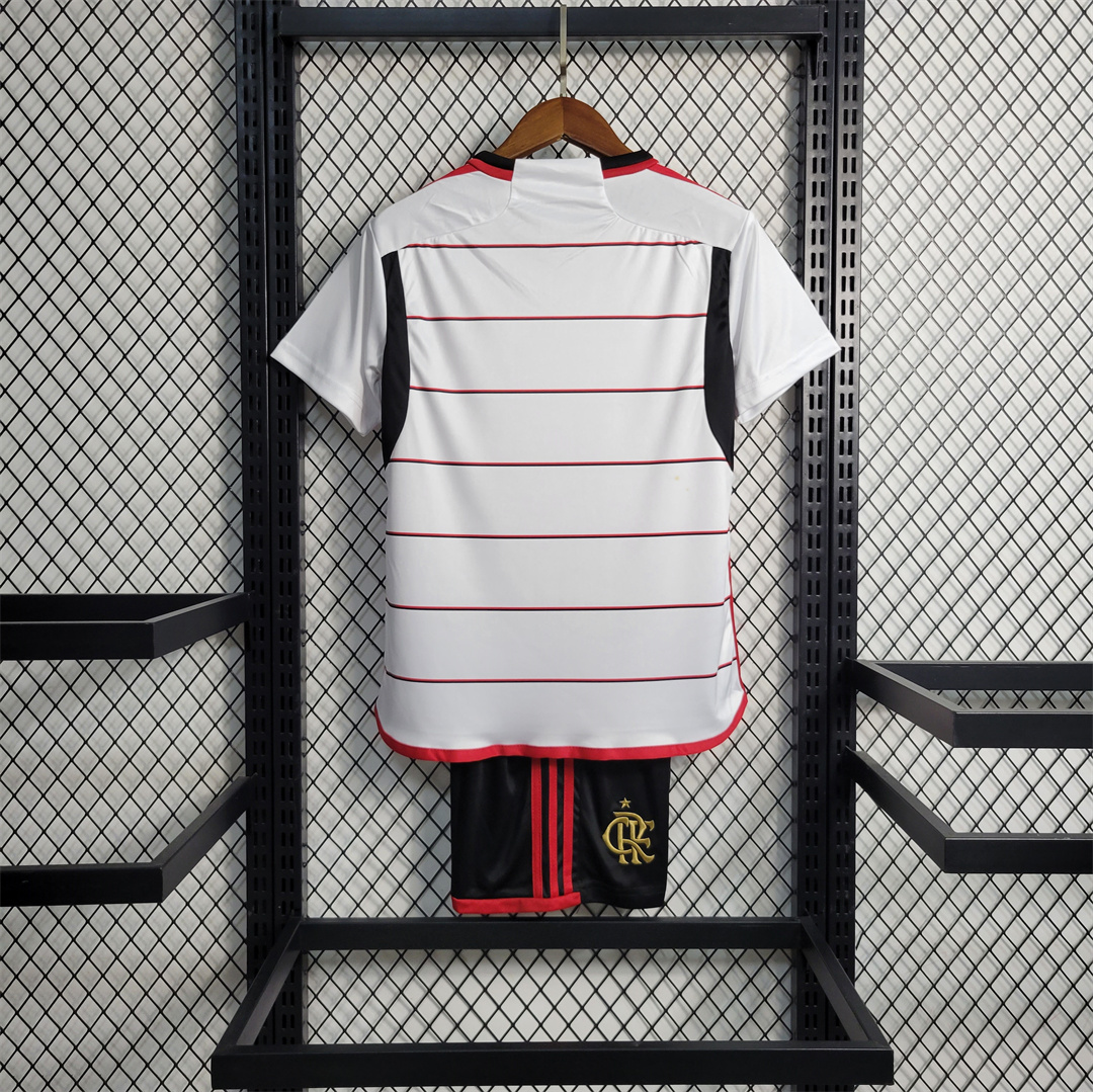 23-24 CR Flamengo Away Kids Kit Jersey+Shorts - view 3