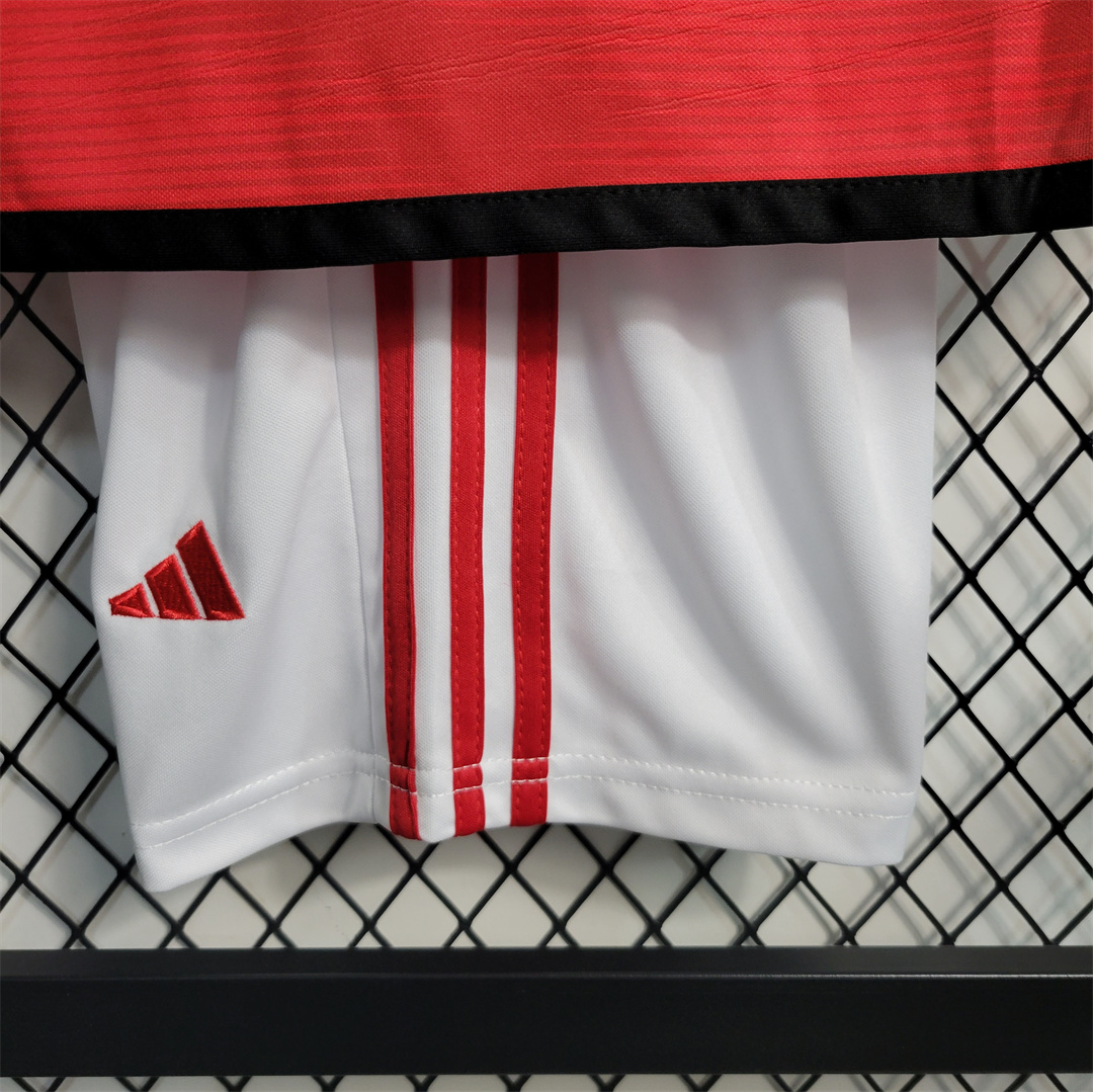 23-24 CR Flamengo Home Jersey Kids Kit Jersey+Shorts - view 8