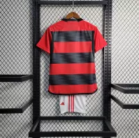 23-24 CR Flamengo Home Jersey Kids Kit Jersey+Shorts - view 3