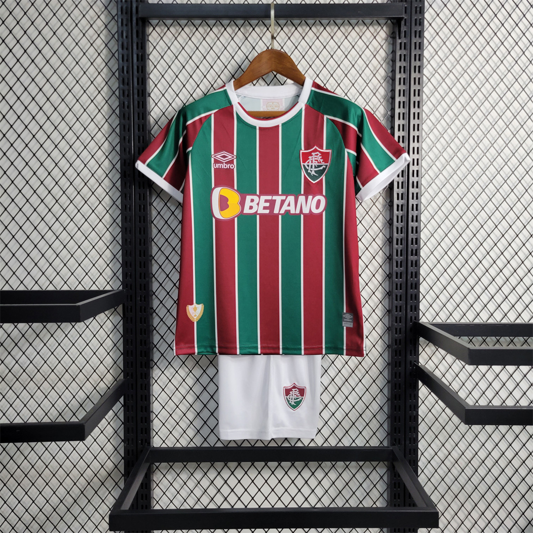 23-24 Fluminense FC Home Kids Kit Jersey+Shorts