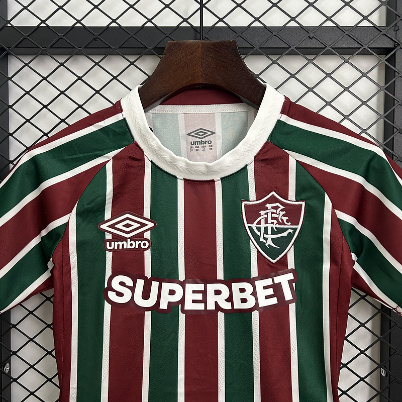 25-26 Fluminense FC Home Kids Kit Jersey+Shorts - view 3