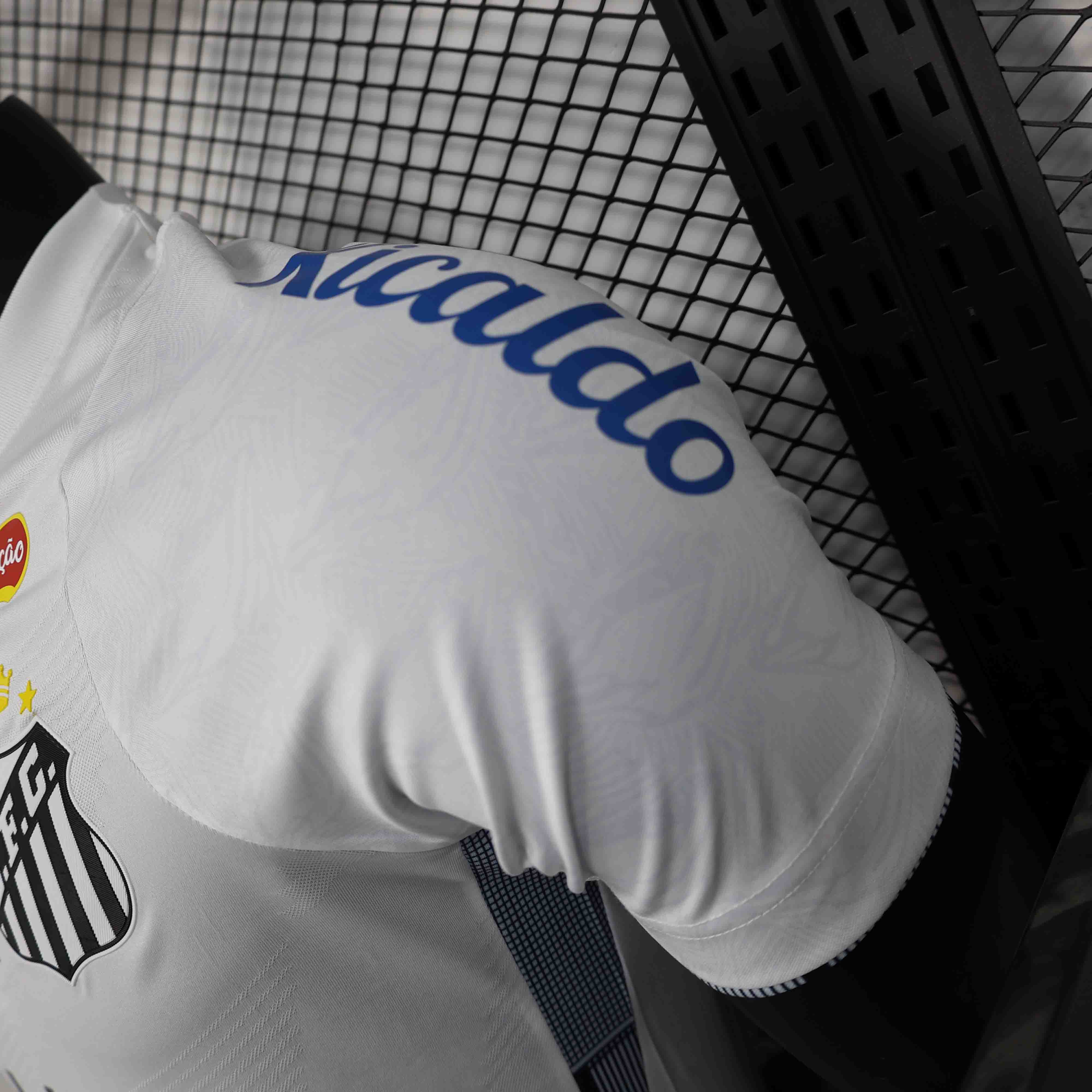 24-25 Santos FC Home Soccer Jersey with All Sponsors Player Version - view 5