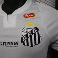 24-25 Santos FC Home Soccer Jersey with All Sponsors Player Version - view 4