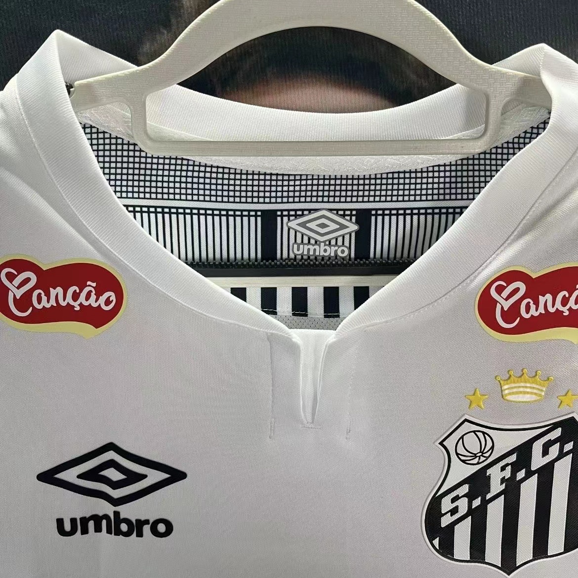 24-25 Santos FC Home Soccer Jersey with All Sponsors - view 3