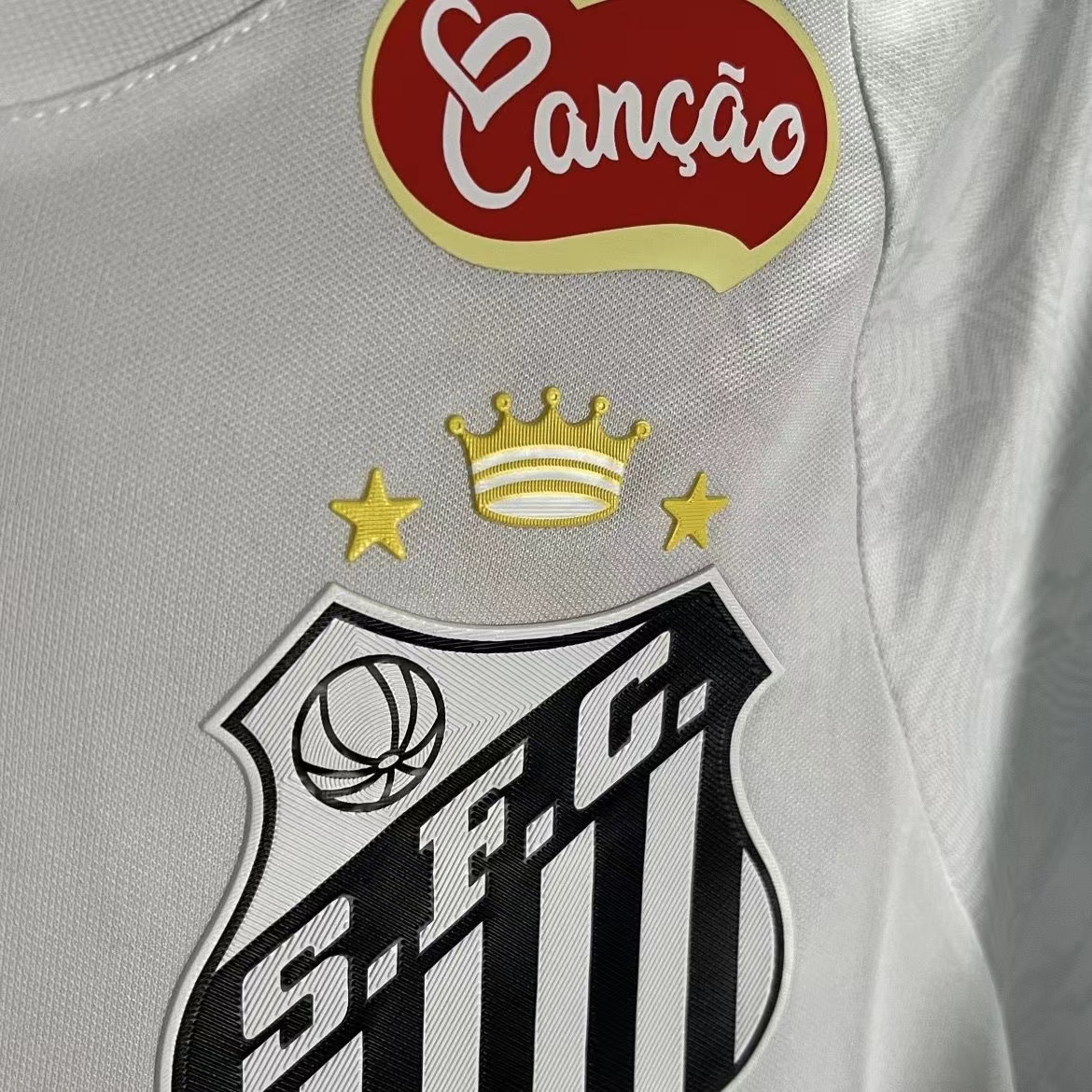 24-25 Santos FC Home Soccer Jersey with All Sponsors - view 4