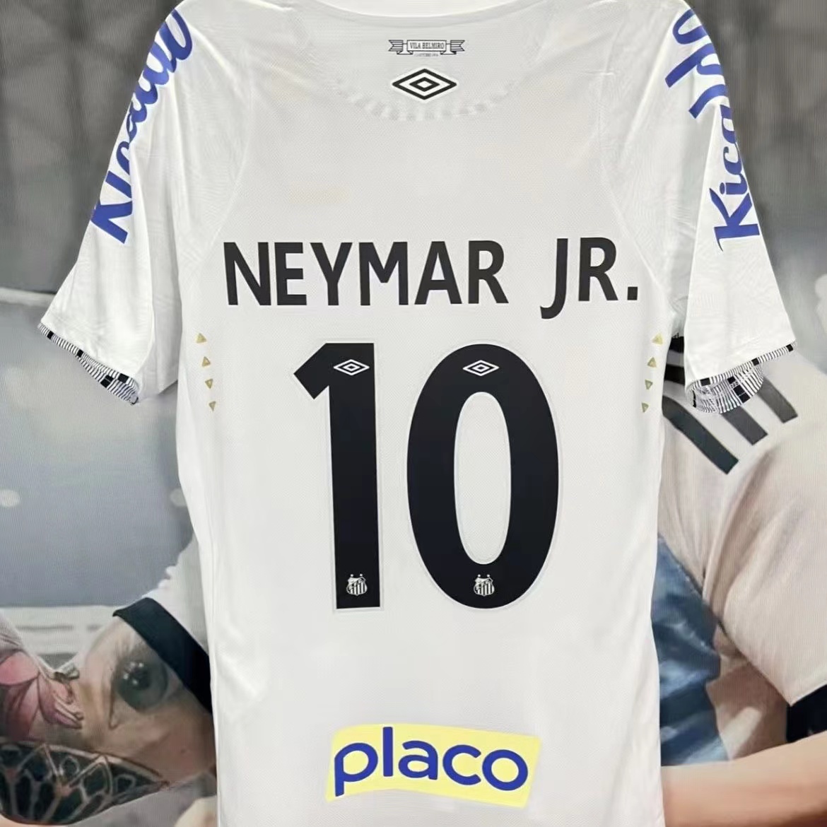 24-25 Santos FC Home Soccer Jersey with All Sponsors - view 6